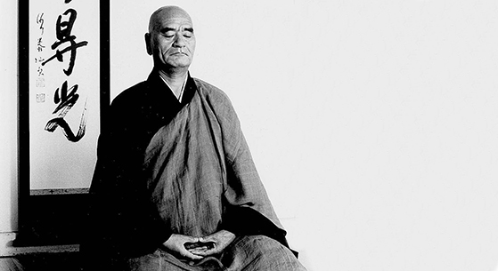 Zazen, la postura mostrada por Taisen Deshimaru